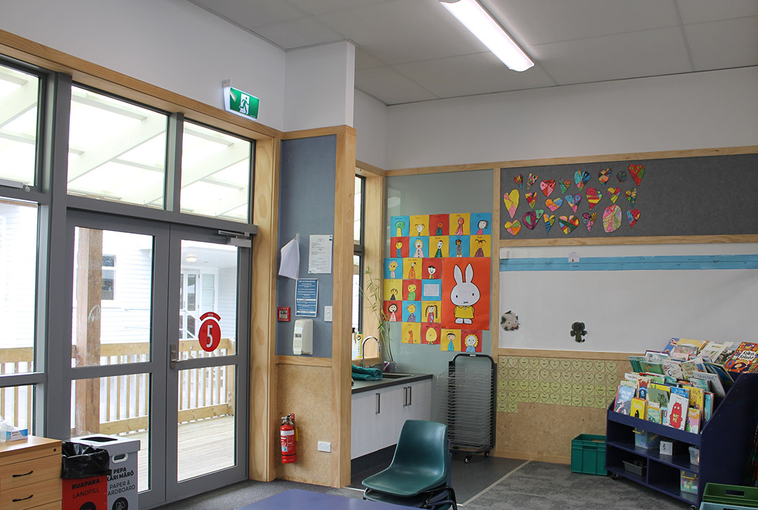 Silverstream School Room 4 - new classroom in use - photo by BluePencil Architects