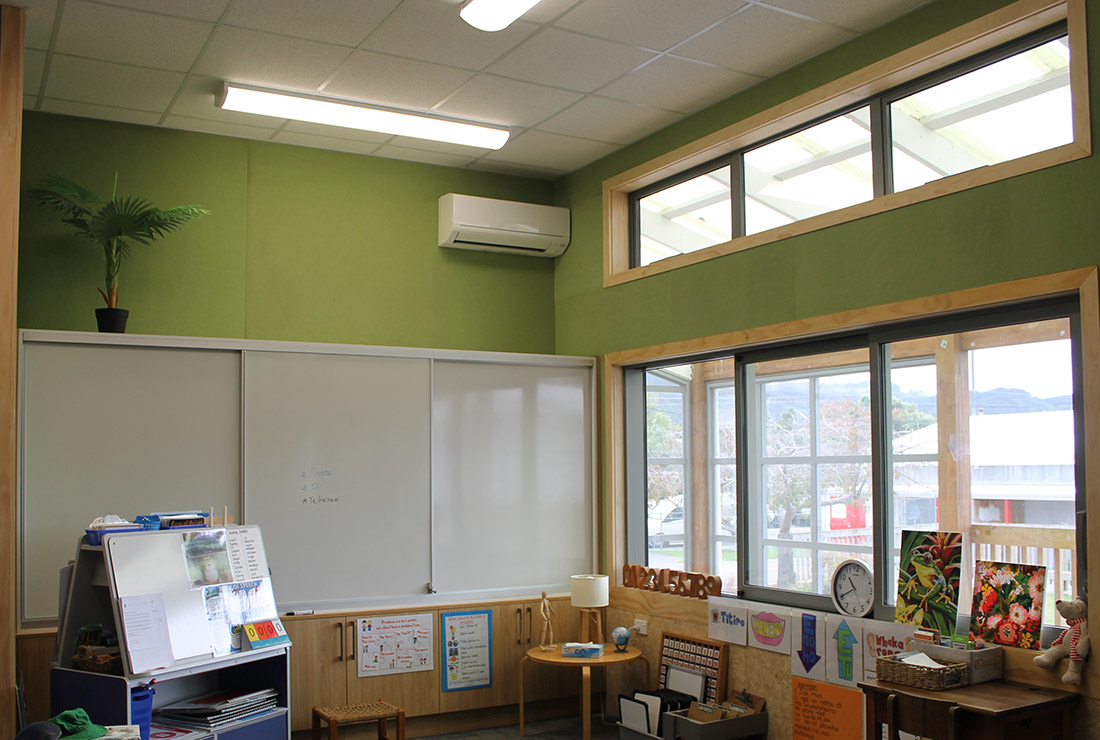 Silverstream School Room 4 - new classroom in use - photo by BluePencil Architects