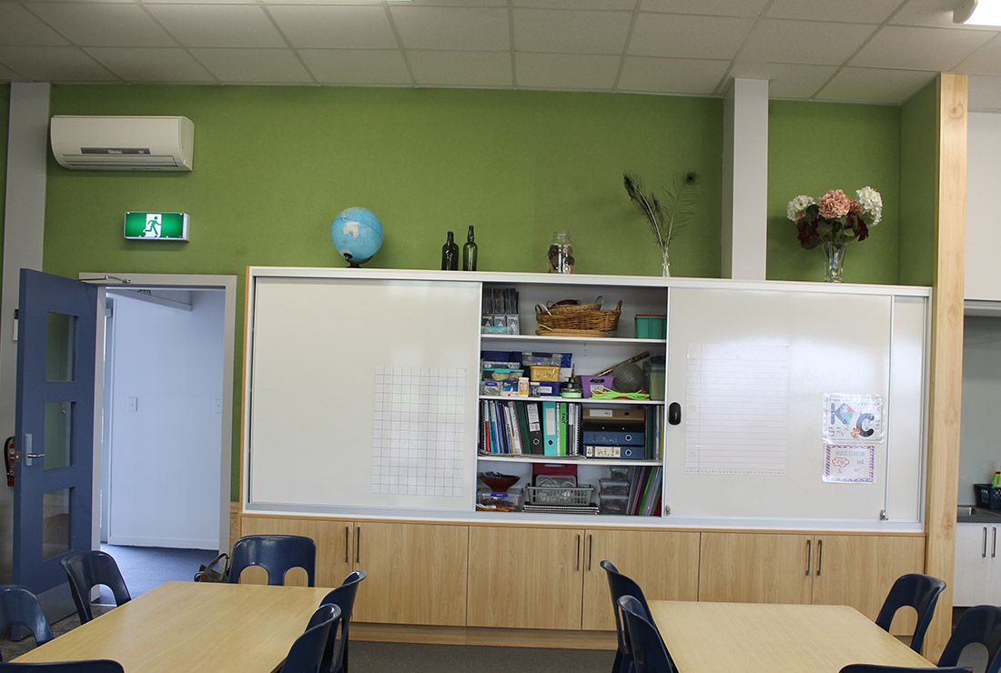 Silverstream School Room 4 - new classroom in use - photo by BluePencil Architects